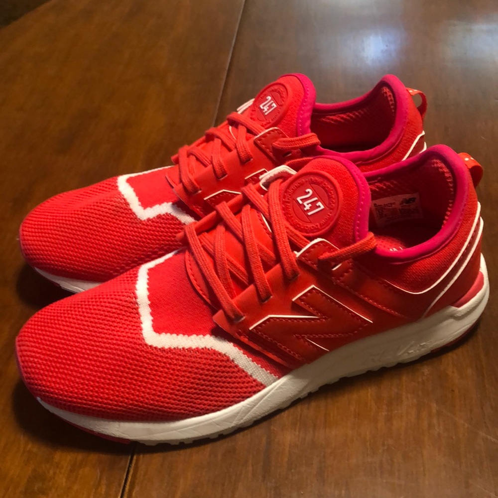 New Balance 247 Red and White Women’s 8.5